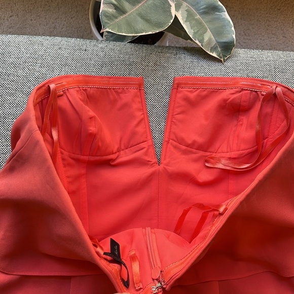 BCBG Maxazria Kate Coral Mini Dress , Size: 12 - Picture 13 of 17